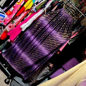 Stunning 🤩 Purple and Gold Dress 3X